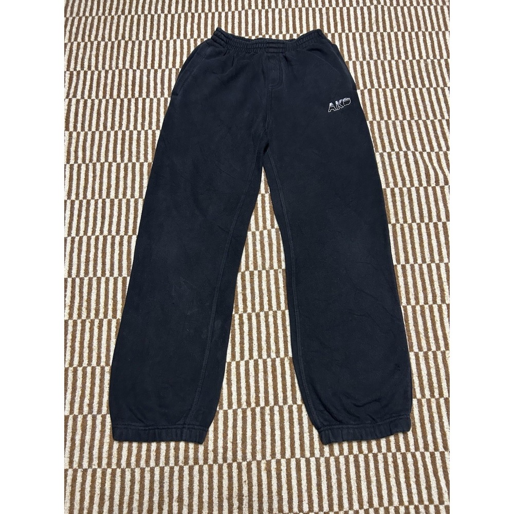 Y2K Akademiks AKD Black Fleece Sweatpants Joggers Men's Large
